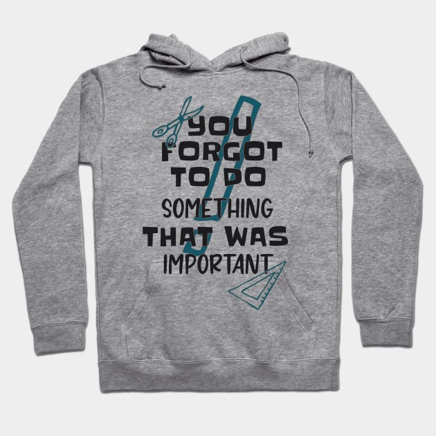 Homework Teacher School Funny Quote Hoodie by Foxxy Merch